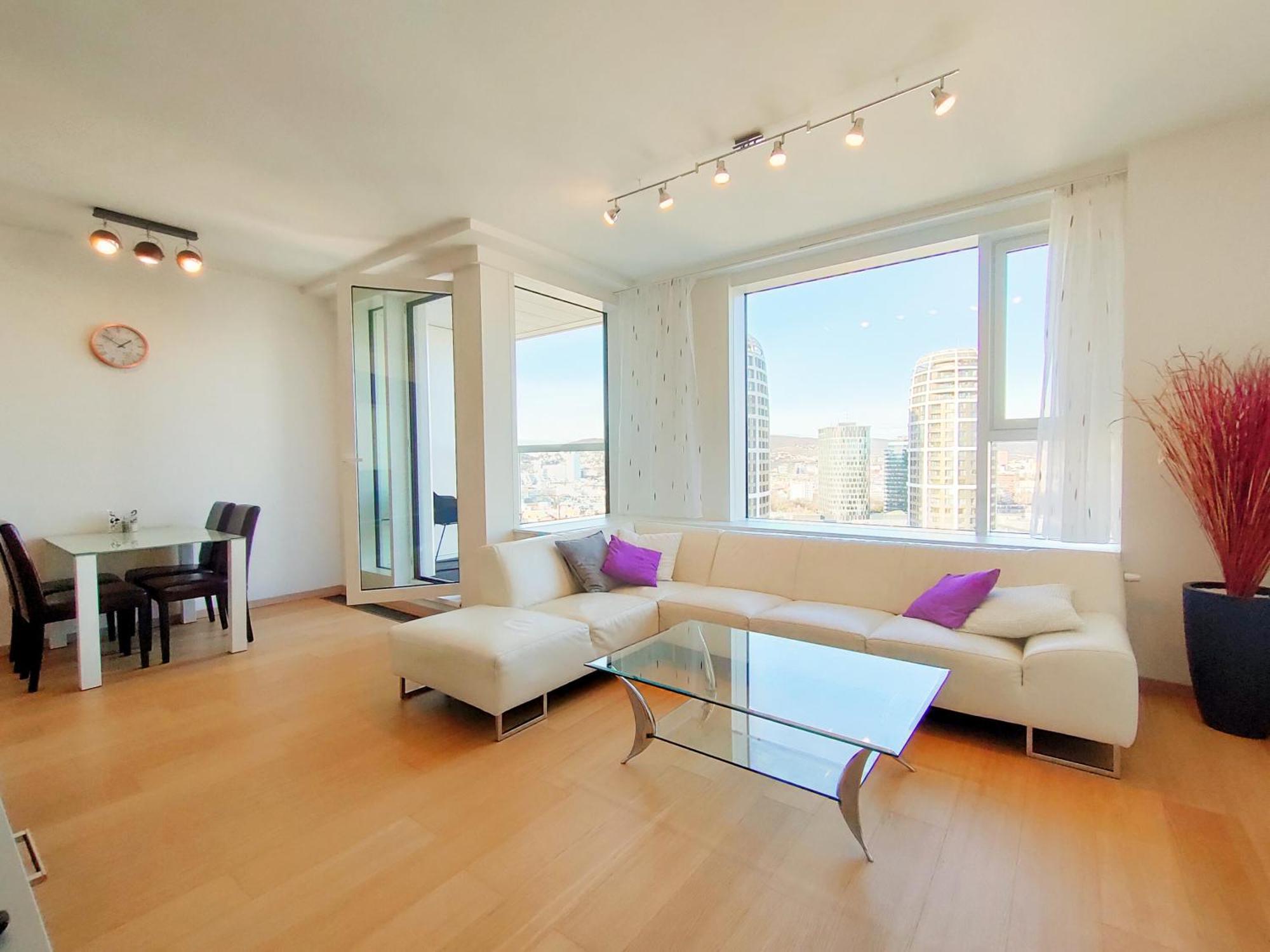 Sag Romantic 22 Floor Panorama City Free Parking Free Wifi Bratislava Exterior photo
